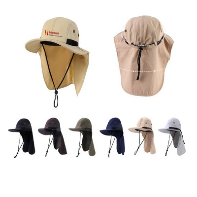 Adjustable Safari/Boonie Sun Blocker Hat