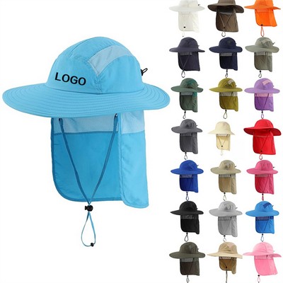 Mens Wide Brim Fishing Hat